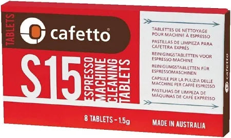 Cafetto S15 Cleaning Tablets for Super Auto (8 Tablets)